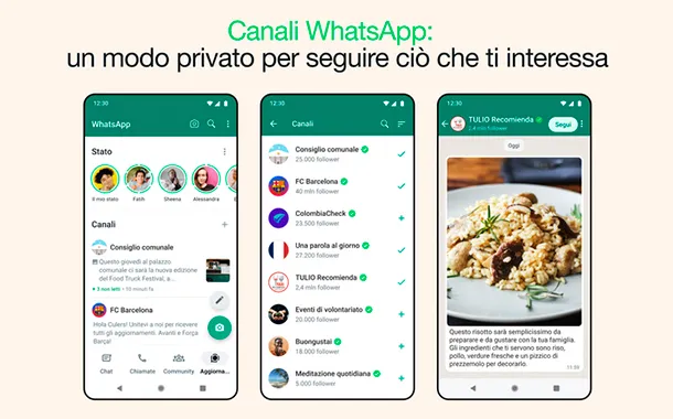 Canali whatsapp